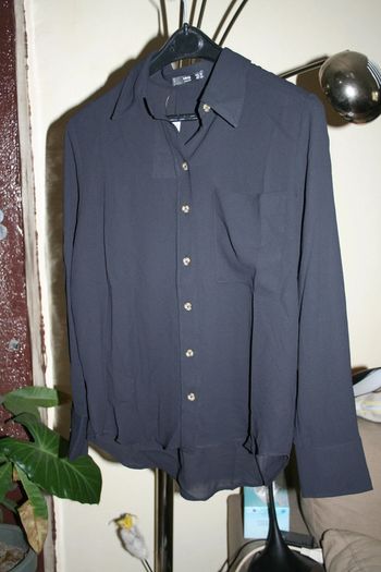 🌸Chemise fluide noire oversize Taille 34 *Mango "Neuve  NP 30e 🌸