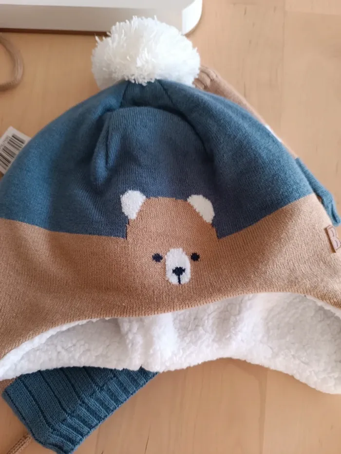 Ensemble bonnet moufle snood 18/23 mois - photo numéro 2
