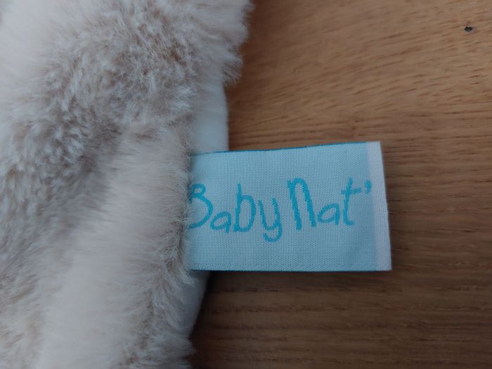Doudou plat Ours - pap'ours "miel" Baby Nat - photo numéro 4