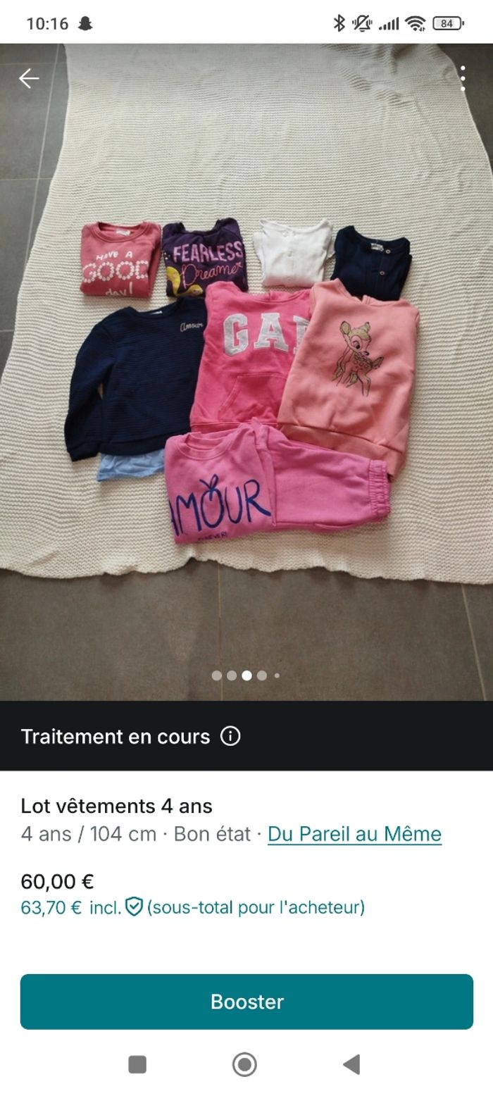 Lot de vêtements 4 ans - photo numéro 3