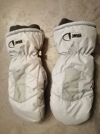 Moufles grises clair