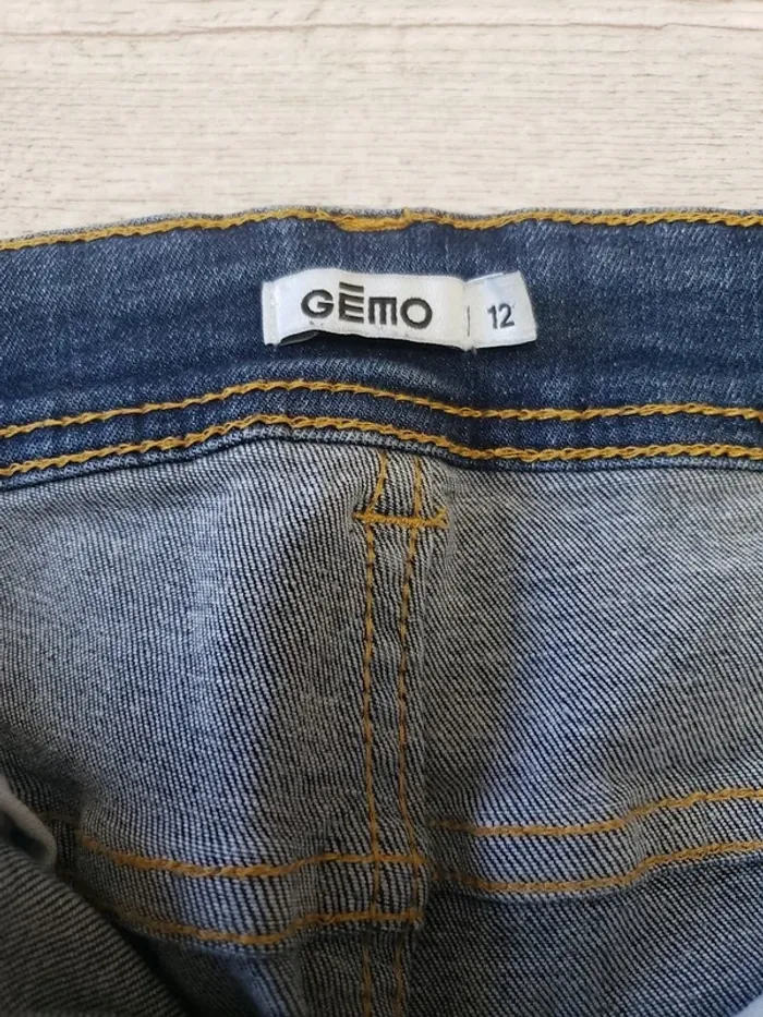 Jean garçon Gémo coupe slim 5 poches 12 ans - photo numéro 5