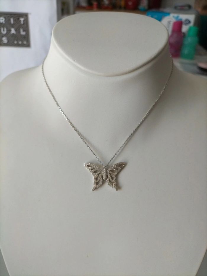 Collier Swarovski papillon