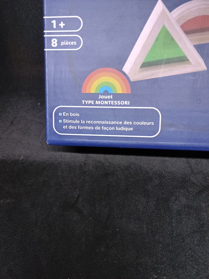 Jeux en bois Montessori blocs et fenêtre neuve parfait pour offrir - photo numéro 2