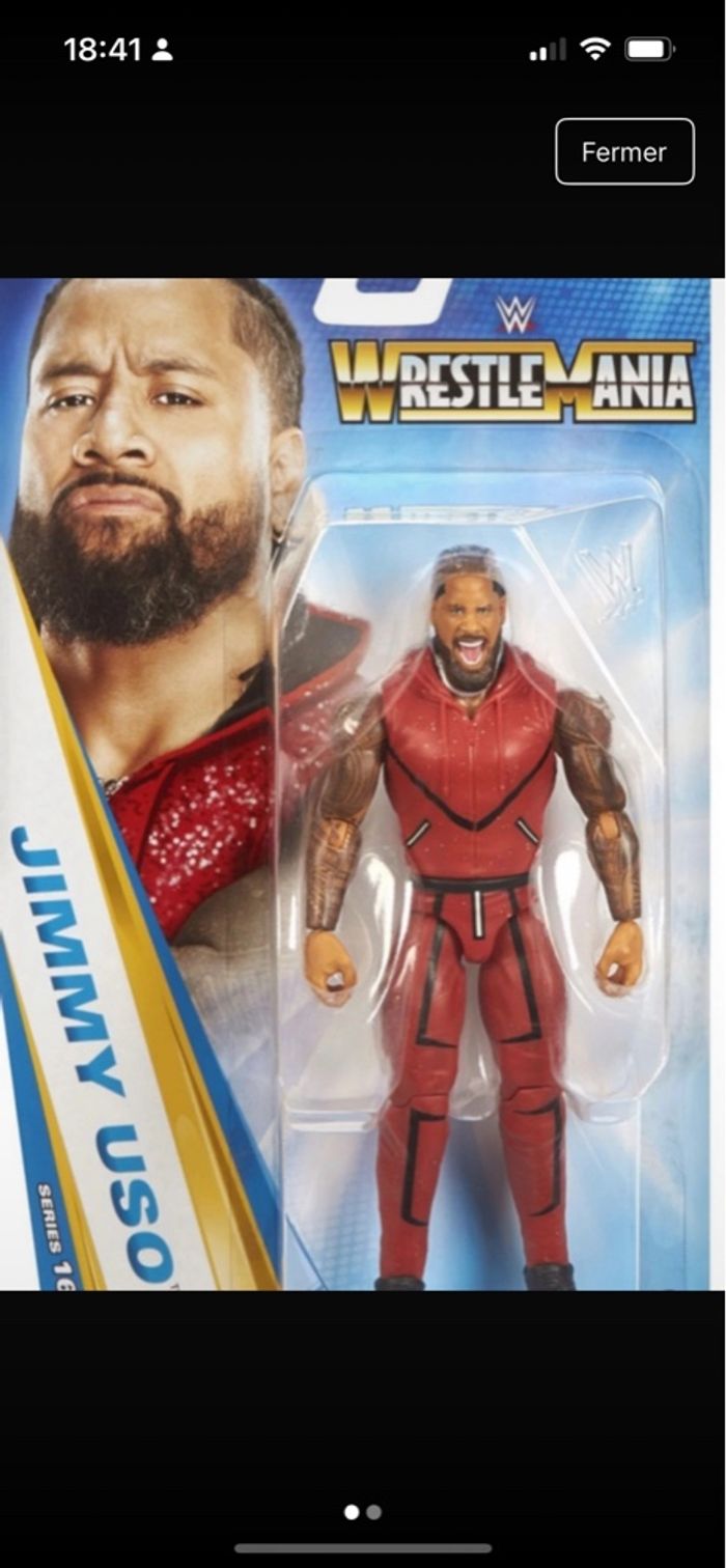 Jimmy Uso figurine catch wwe - photo numéro 2