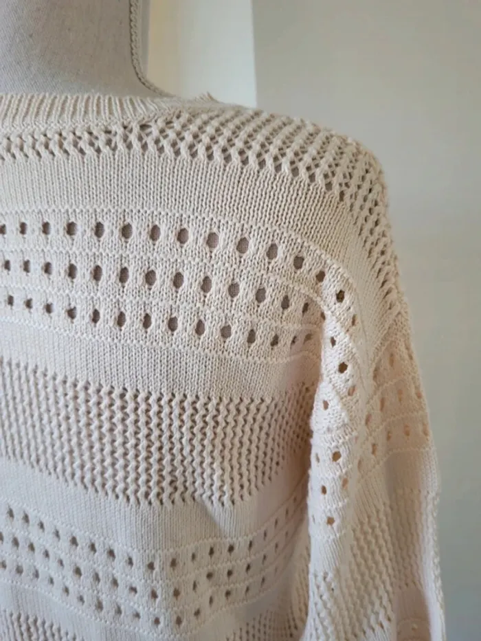 Pull beige écru Gémo Taille 36 - photo numéro 6