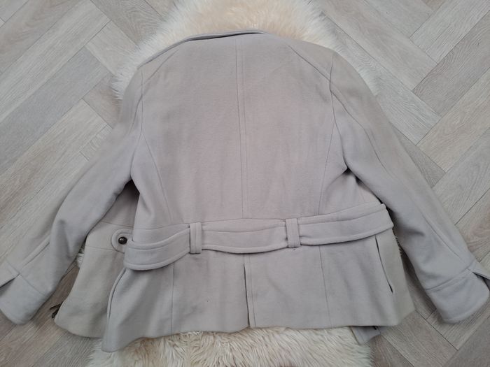 Veste en laine beige taille 38 - photo numéro 4