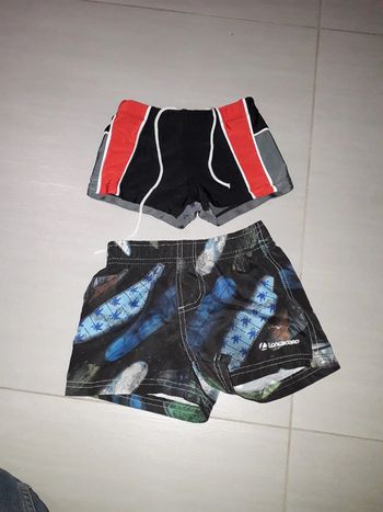 Lot de 2 shorts de bain 24 mois
