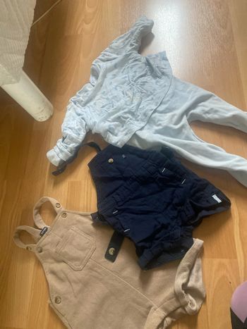 Lot salopette été 🔆 kiabi 9 mois et pyjama petit bateau