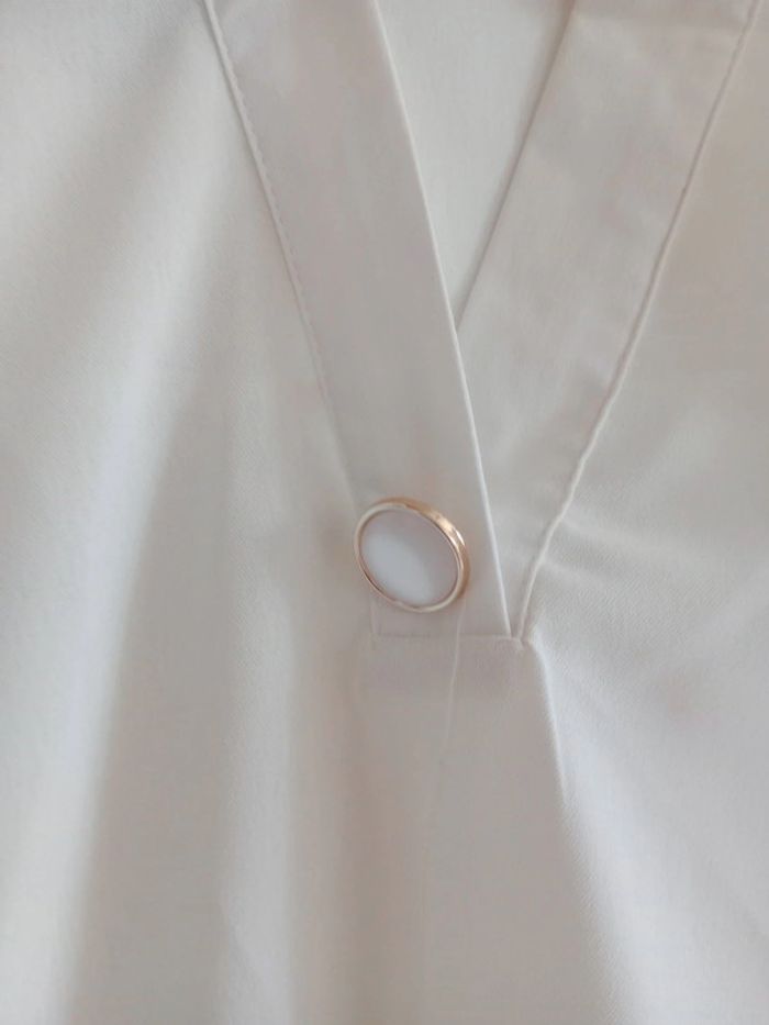 Blouse femme XL blanc cassé c21 - photo numéro 15