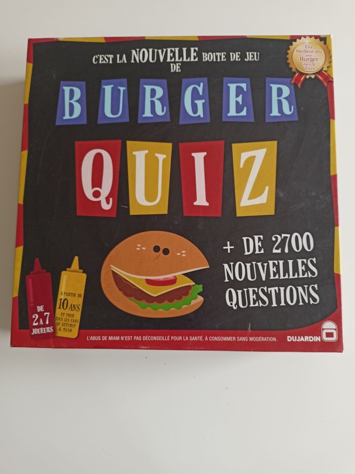 Burger quiz Dujardin complet