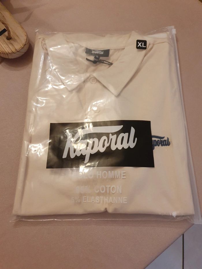 Magnifique Polo Homme champagne Marque Kaporal Taille XL - photo numéro 9