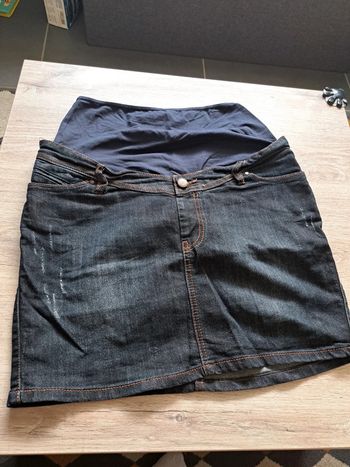 Jupe en jeans grossesse