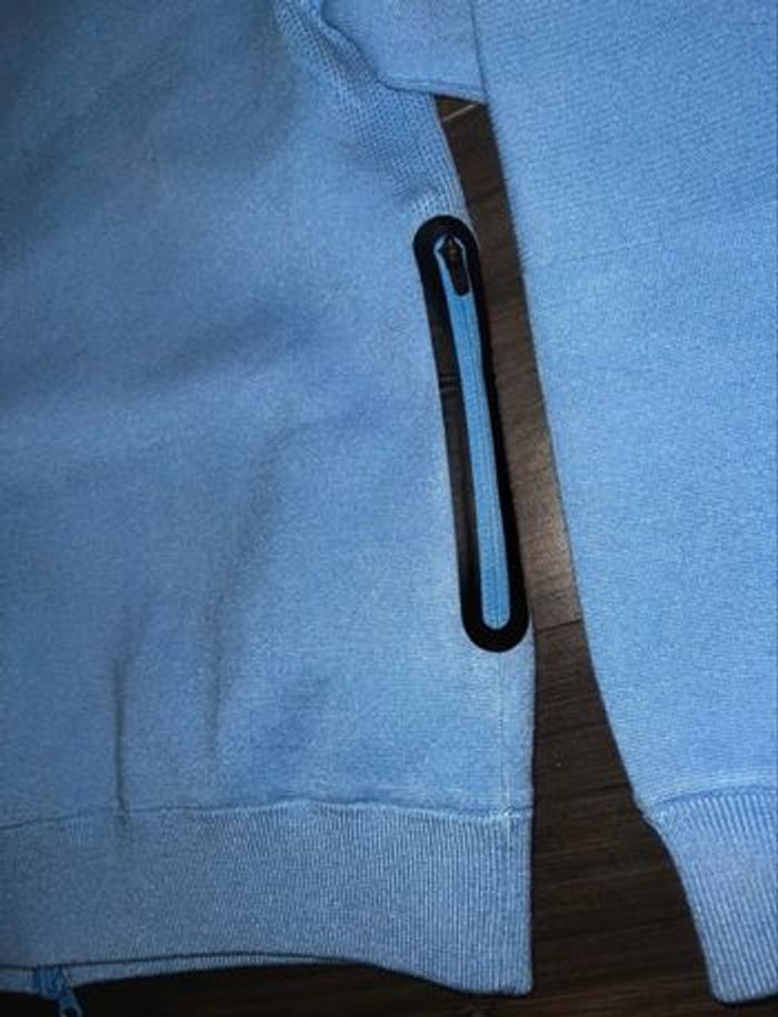 ALPHA TAURI - Blouson/Veste en Maille FANO Neuve (Taille S Femme) - Bleu Ciel - photo numéro 3