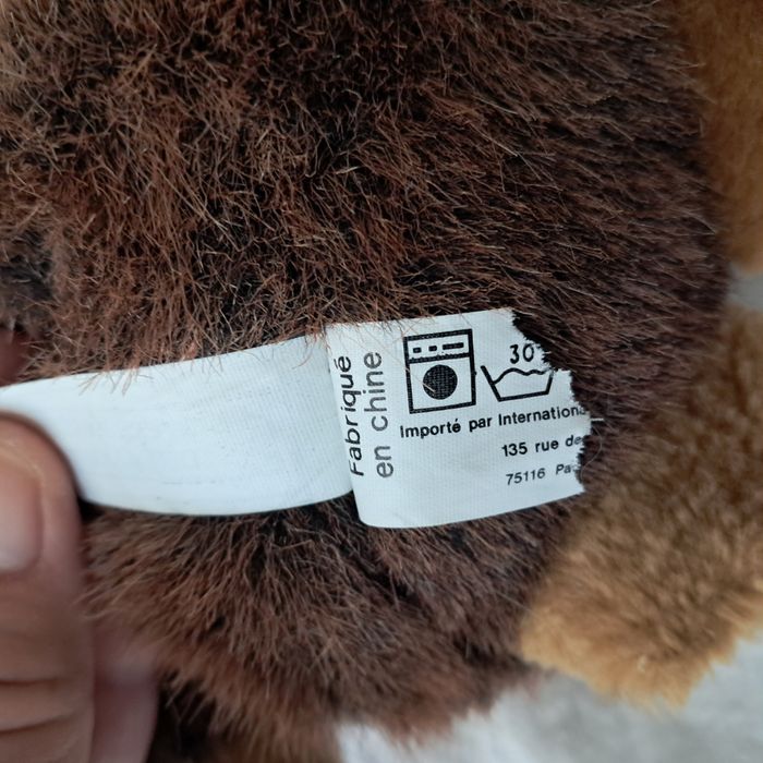 Doudou peluche gorille singe L'univers fascinant des animaux éditions Atlas Hauteur 12 cm - photo numéro 9