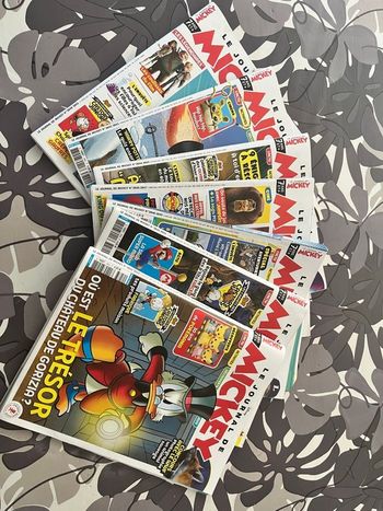 Lot 7 magazines le journal de Mickey