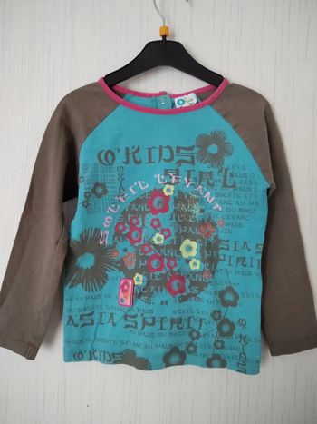 t-shirt manches longues vertbaudet 5 ans