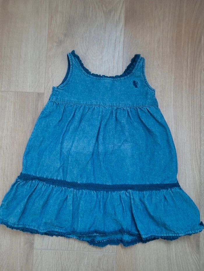 Robe en jean Petit Bateau 12 mois - photo numéro 4