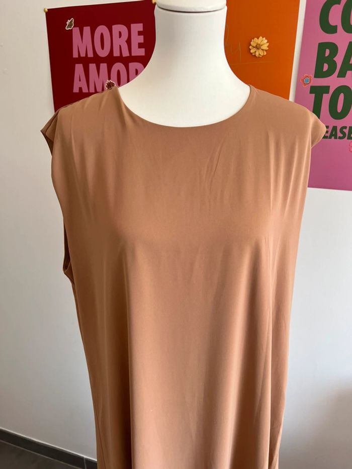 Sous robe sans manches rose abricot 40/42 - photo numéro 2