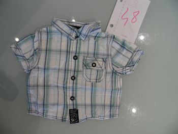 chemise 3 mois manche court tape a l'oeil