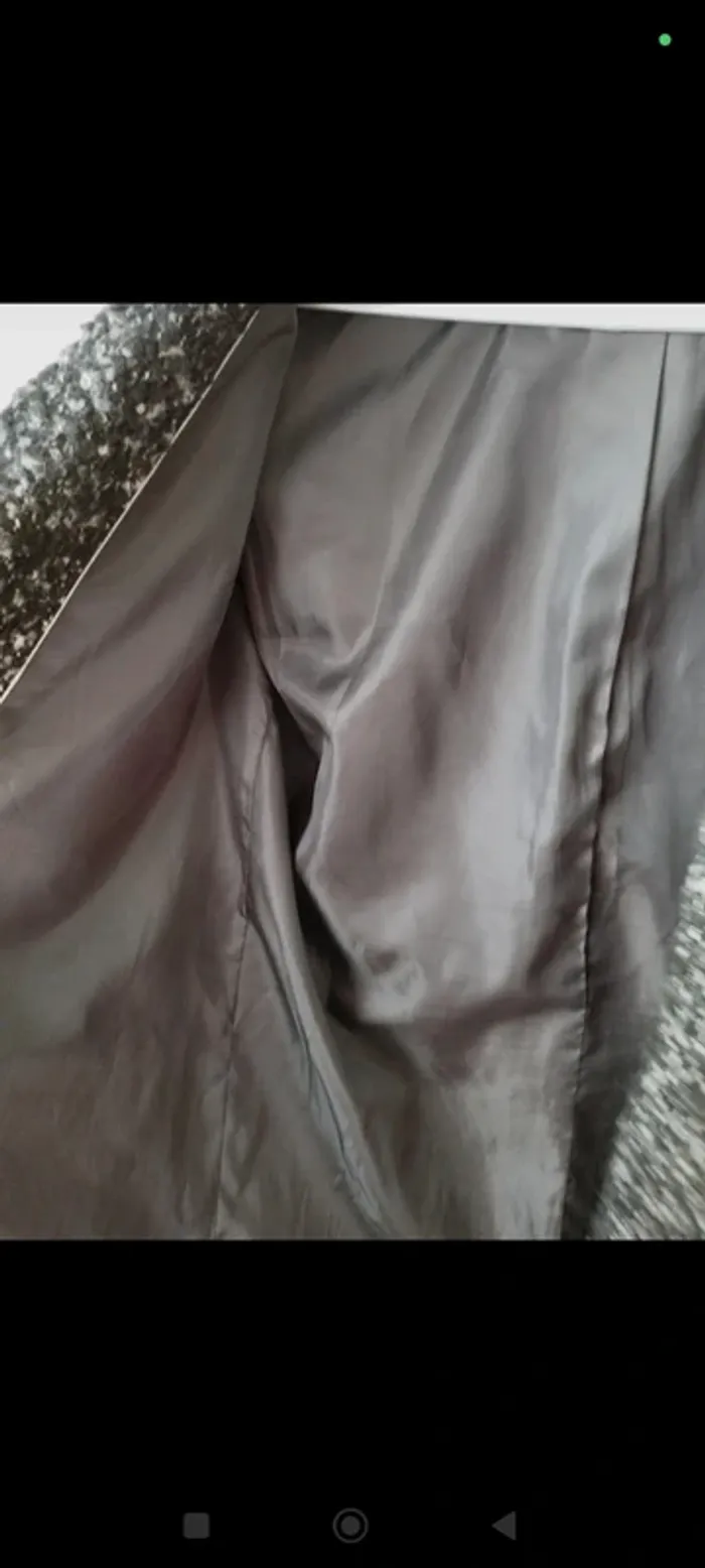 Manteau chiné Mango XS - photo numéro 5