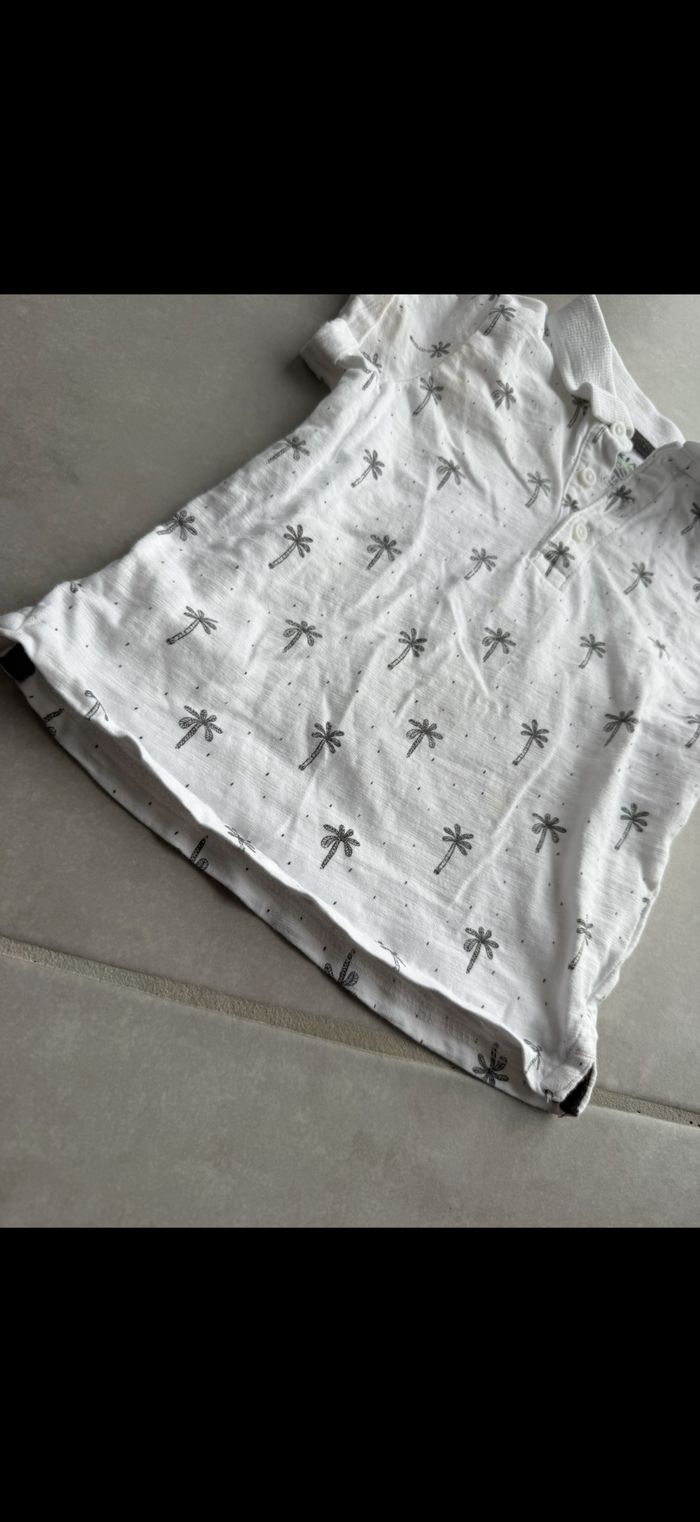 Polo manches courtes Palmier 18 mois - photo numéro 6