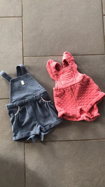 Lot de salopette short