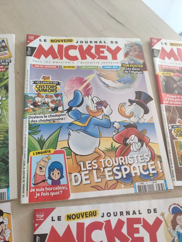 Lot de 9 nouveau journal de Mickey du 3670 au 3678 - photo numéro 4