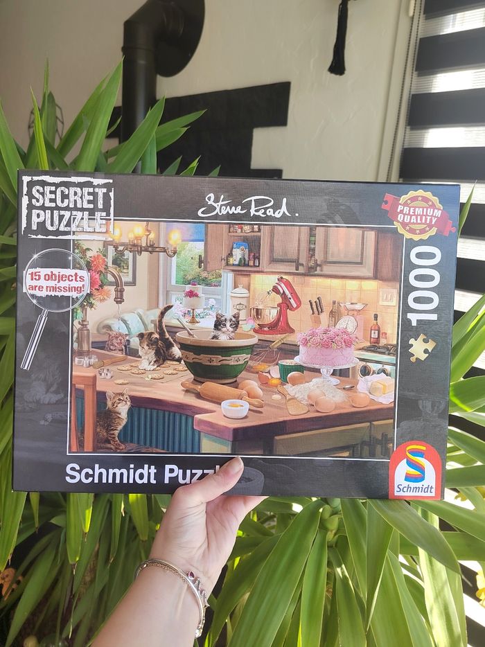 Puzzle Secret, à la Table de la Cuisine – 1000 pièces – Complet - photo numéro 2
