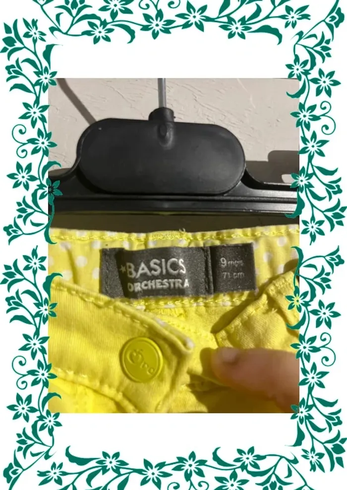 Pantalon jaune 9mois - photo numéro 4