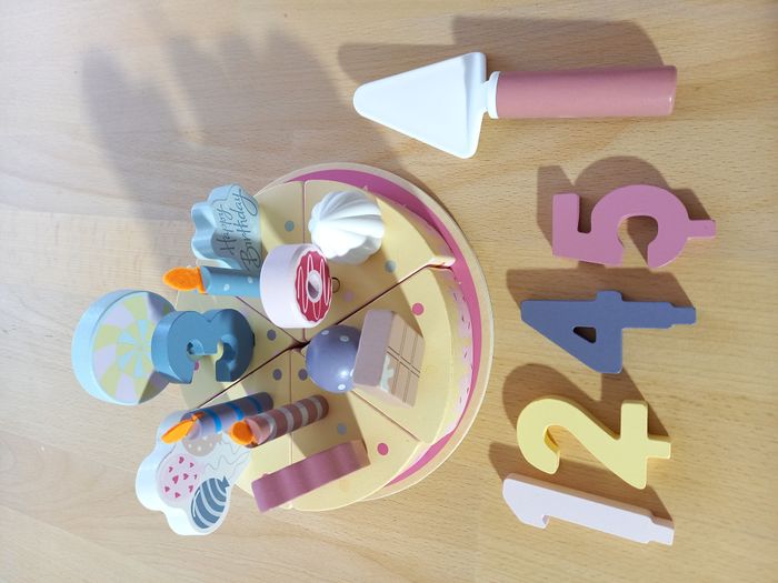 Gâteau d'anniversaire en bois 🎂​ - photo numéro 2