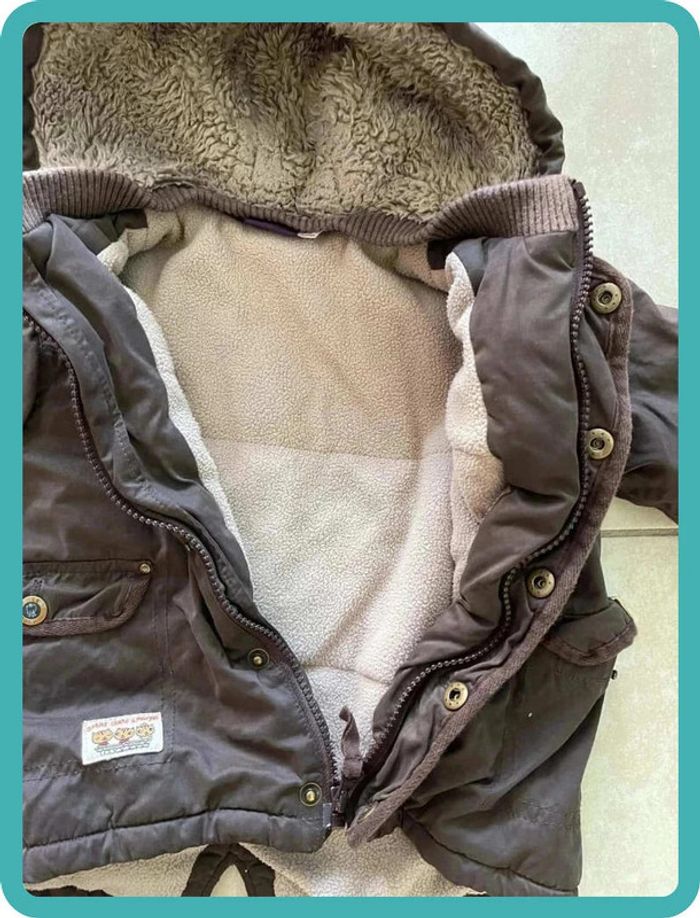 Beau manteau bébé garçon 12 mois sergent major - photo numéro 3