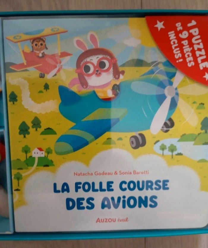 Coffret la folle course des avions Auzou NEUF - photo numéro 4