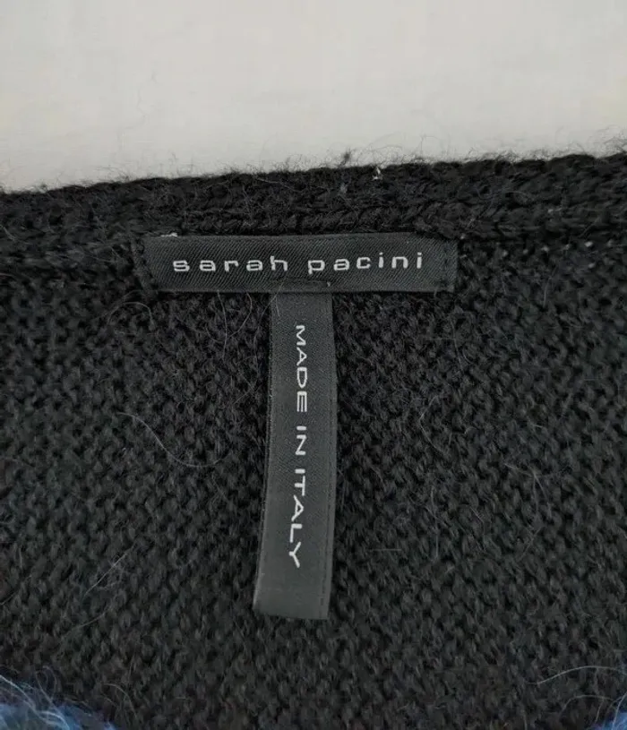 Pull en alpaga laine - Sarah Pacini - taille unique - photo numéro 7