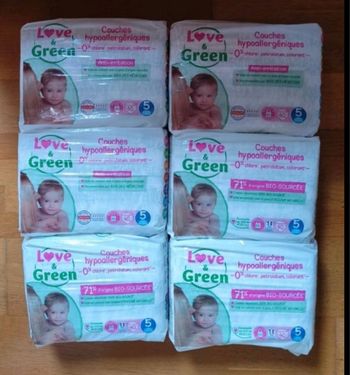 6 paquets couche taille 5