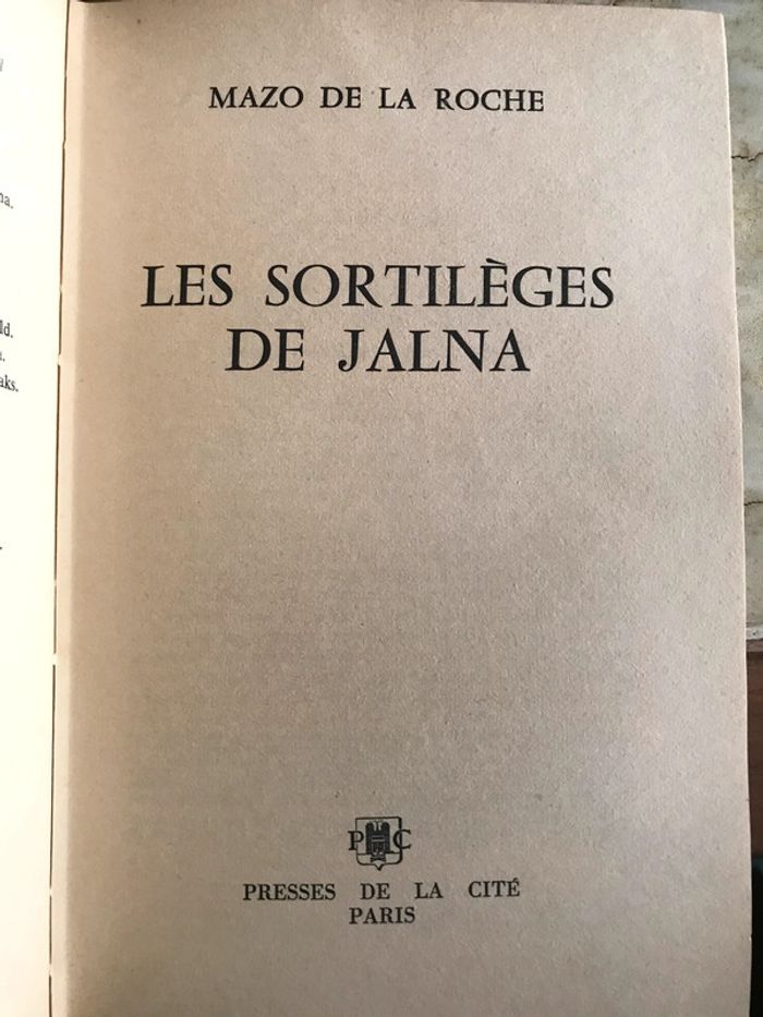 Le sortilège de Jalna - photo numéro 2