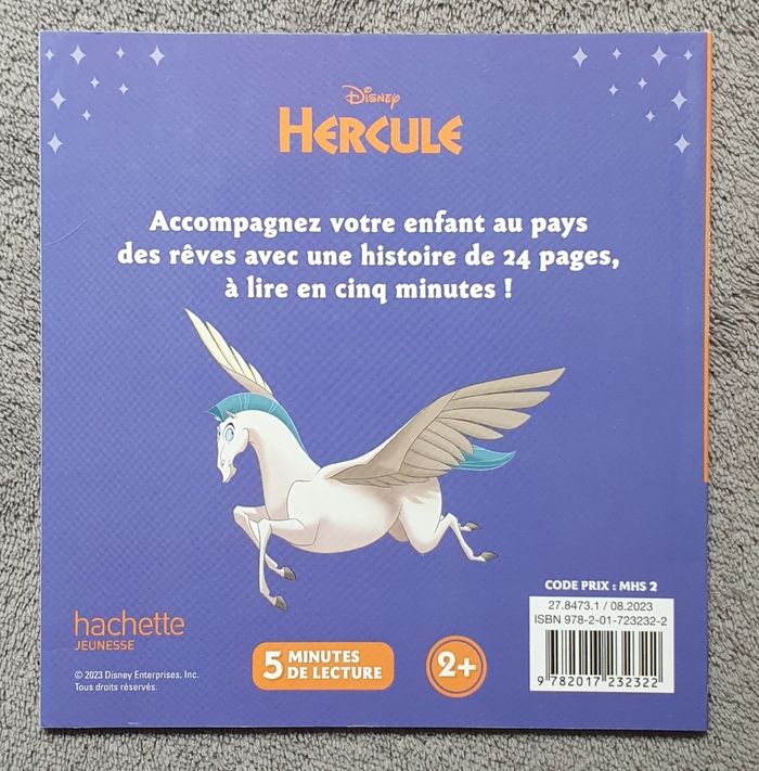 Livre "Hercule, L'Histoire du film" - Mon Histoire du soir (Dès 3 ans) / Disney Hachette - photo numéro 2