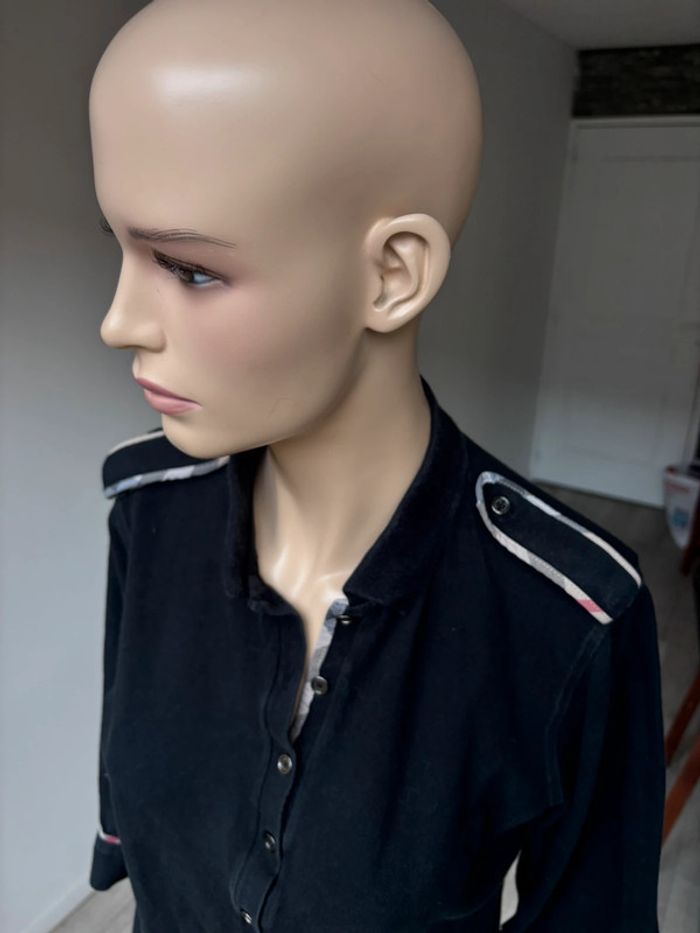 Polo burberry manche 3/4 vintage femme - photo numéro 3
