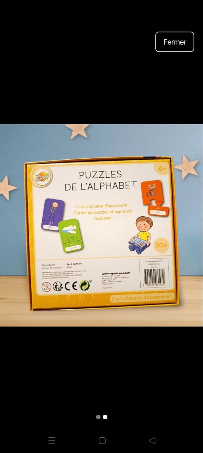 Puzzle de l'alphabet - photo numéro 2