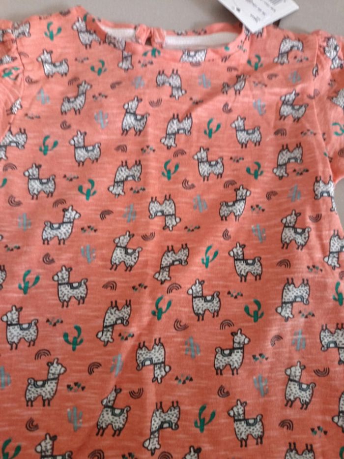 Tee shirt 18 mois fille lama - photo numéro 2