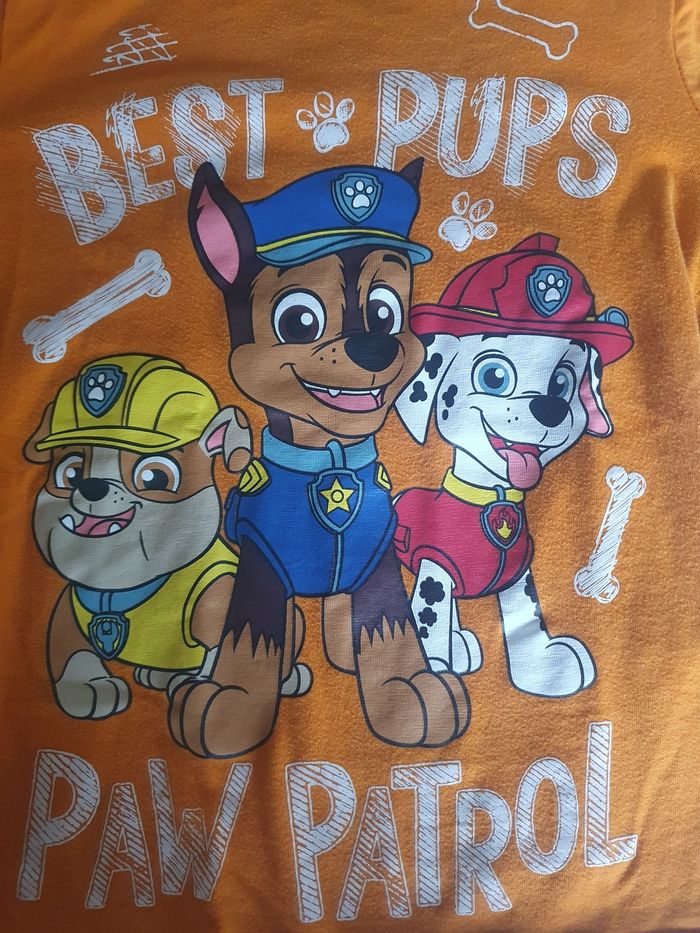 T-shirt manche longue paw patrol T.6anz - photo numéro 2