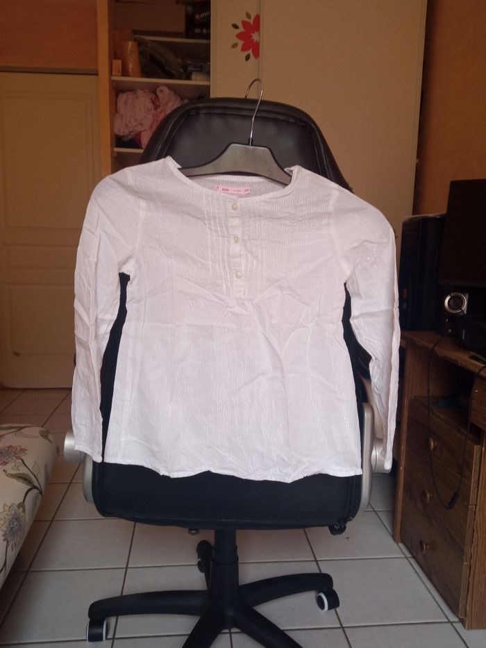 Blouse manche longue taille 10 ans