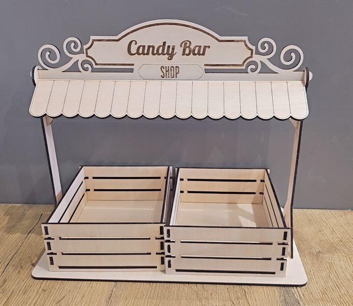Candy Bar en bois