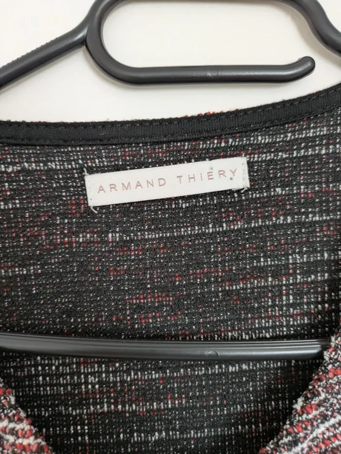 Veste zippée chic effet tweed - Armand Thiery - photo numéro 3