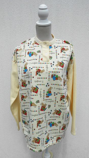 Pull polo vintage imprimé lapin