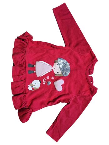 Tee shirt manche longue 6 mois bebe fille 