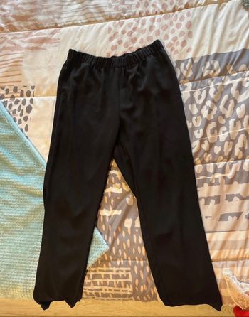 Pantalon tailleur noir