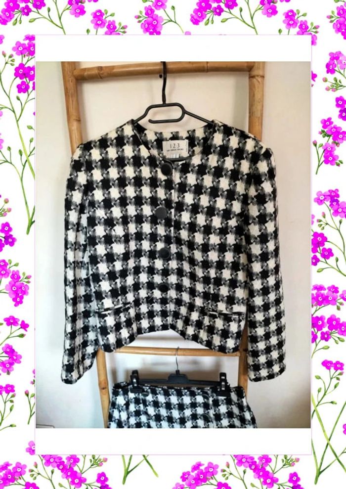 Ensemble tailleur 123 en laine  40/42 - photo numéro 2