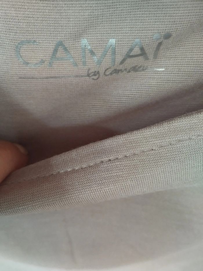 🏼 Tee-shirt - ML - beige - neuf - Taille S - Camaïeu 🏼 - photo numéro 4