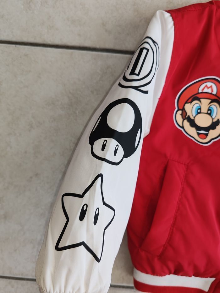 Blouson Super Mario - Enfant 3-4 ans (104 cm) - Comme neuf - photo numéro 4